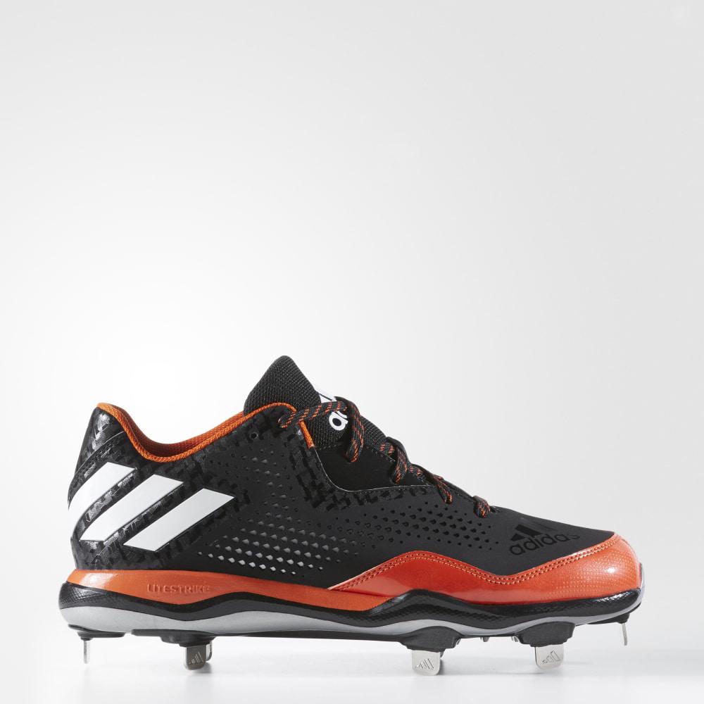 Tenisi Adidas PowerAlley 4 Barbati Romania - Negrii/Albi/Portocalii Q16484